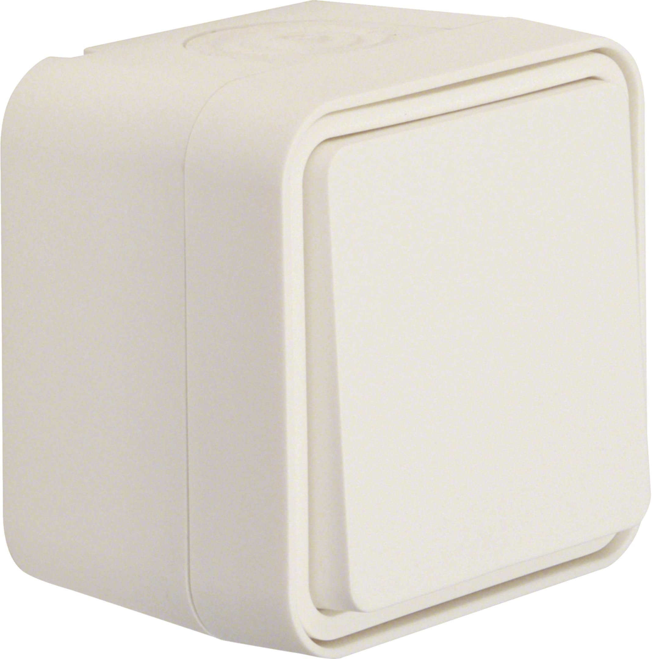 HAGER BOCCHIOTTI - Deviatore a parete Berker W.1 bianco polare opaco