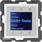 HAGER BOCCHIOTTI - Radio Touch DAB+ / Bluetooth, S.1 bianco polare opaco
