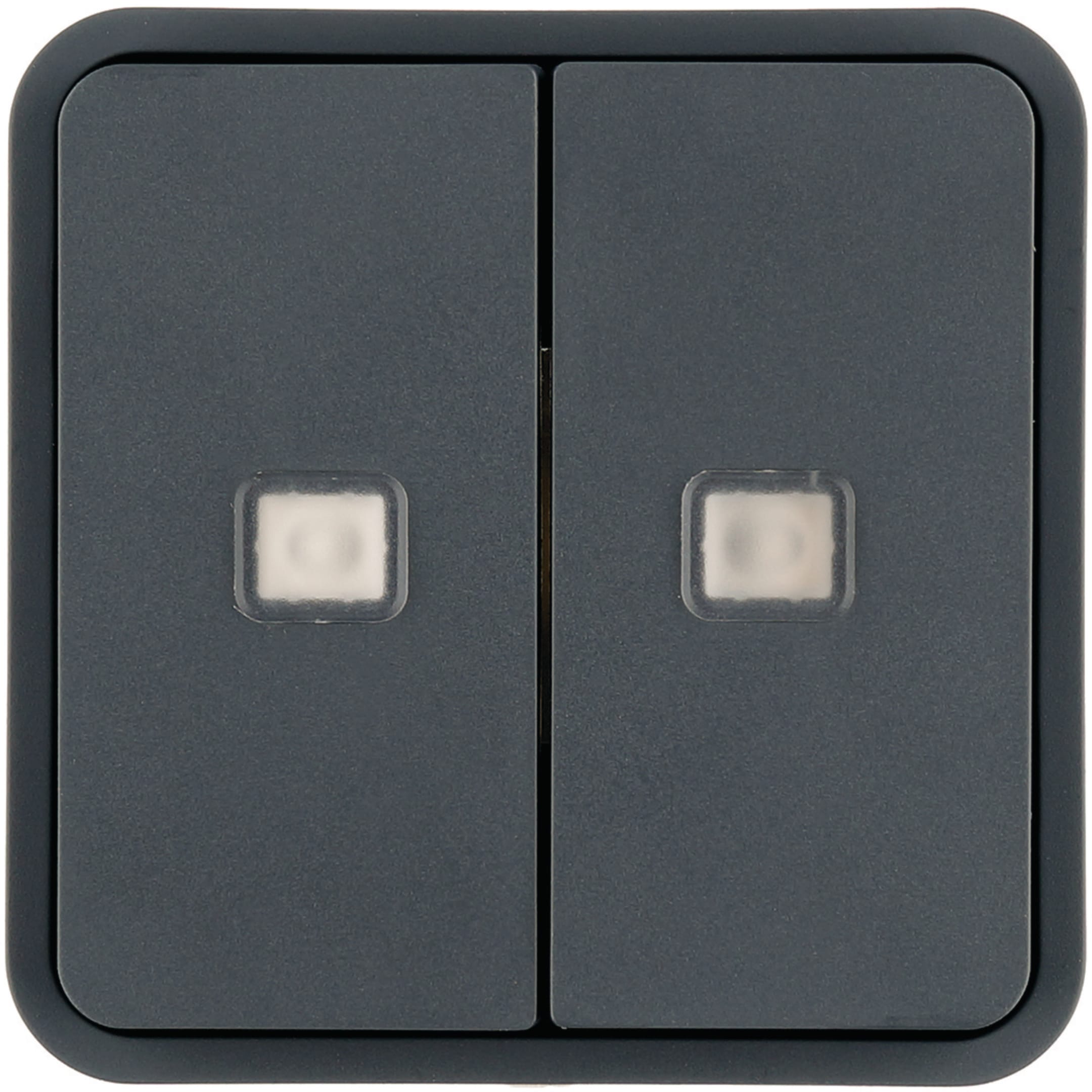 HAGER BOCCHIOTTI - Bilanciere doppio con lenti W.1 grigio