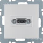 HAGER BOCCHIOTTI - Presa VGA Berker B.7 alu opaco, verniciato