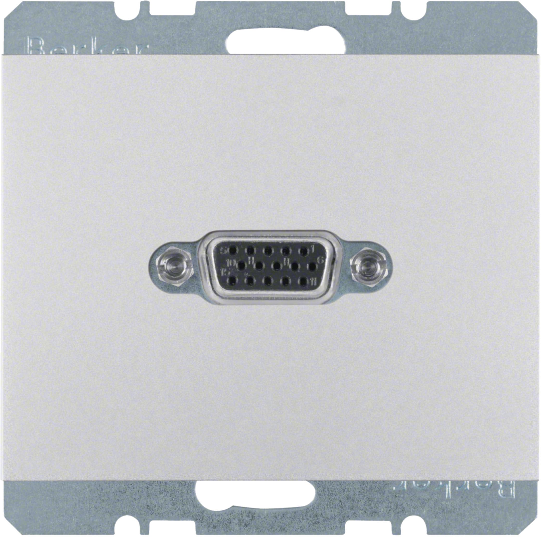 HAGER BOCCHIOTTI - Presa VGA Berker K.5 alu opaco, verniciato