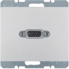 HAGER BOCCHIOTTI - Presa VGA Berker K.5 alu opaco, verniciato