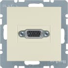 HAGER BOCCHIOTTI - Presa VGA posteriore Berker S.1 bianco lucido