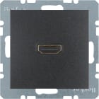 HAGER BOCCHIOTTI - Presa High Definition Berker B.3/B.7 antracite opaco
