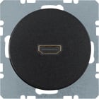 HAGER BOCCHIOTTI - PR.HI-DEF.+INNESTO 90° R1/R3 NERO LUC.