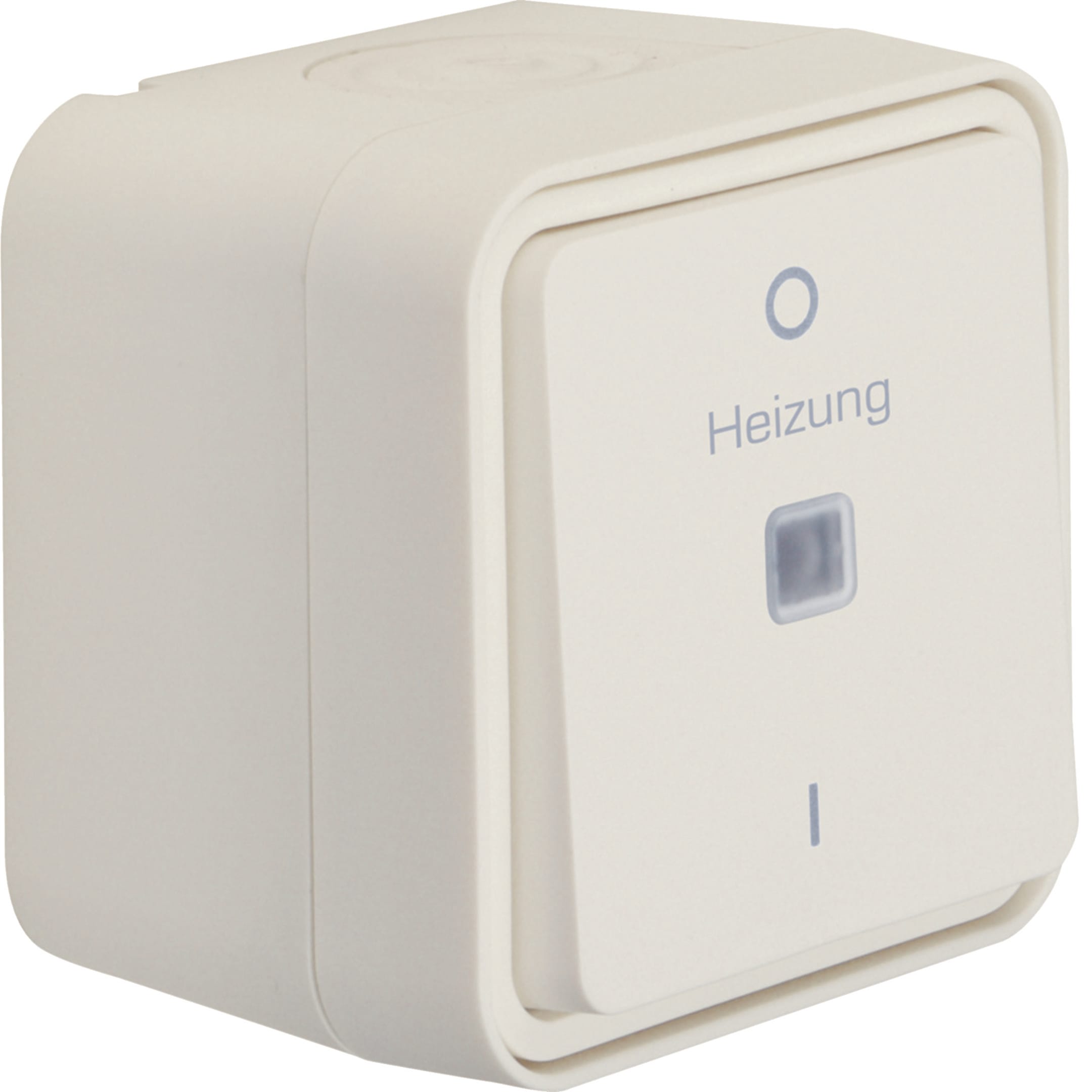 HAGER BOCCHIOTTI - INT. 2 POLI + "HEIZUNG - 0 - I" AP W1 BI