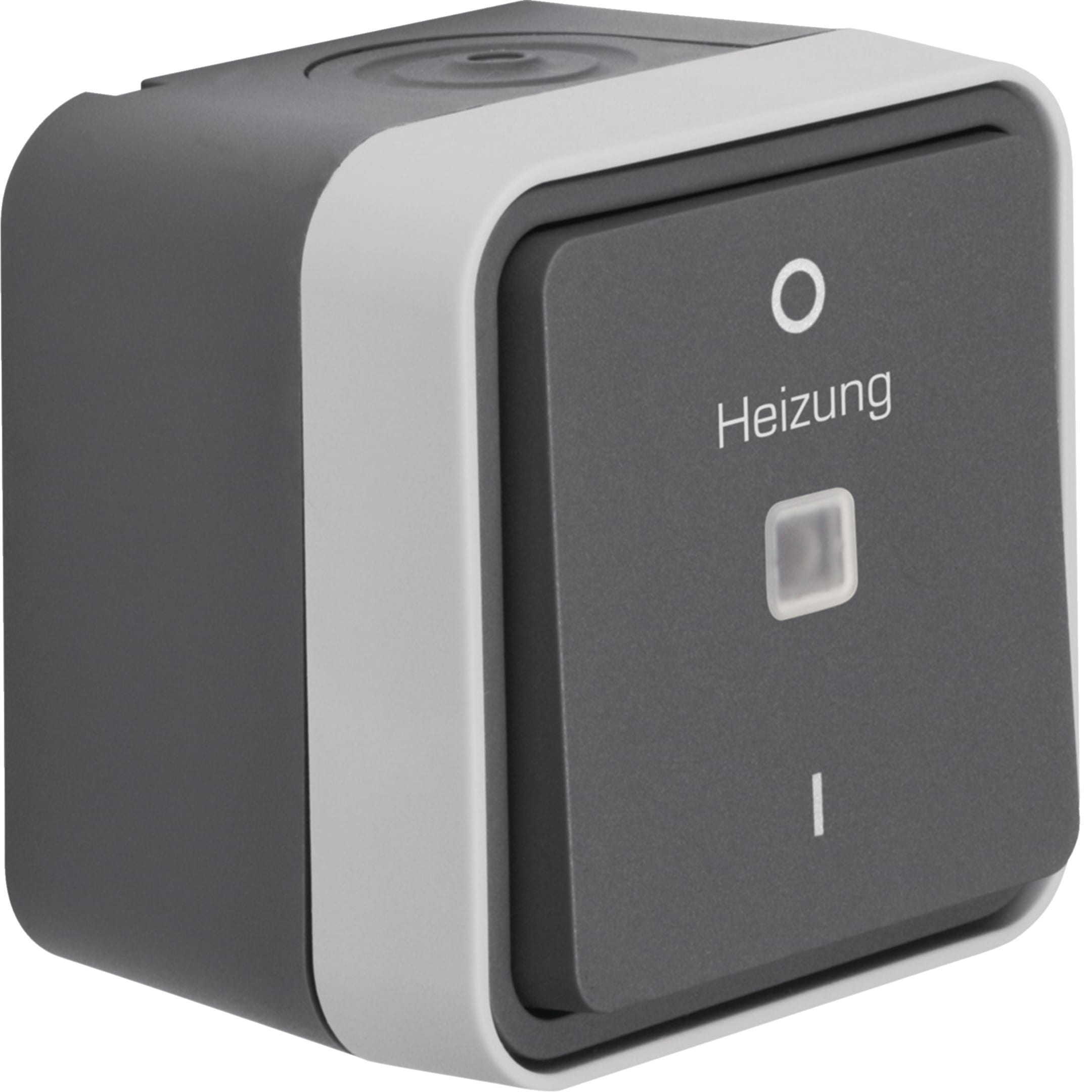 HAGER BOCCHIOTTI - INT. 2 POLI + "HEIZUNG - 0 - I" W1 GRI