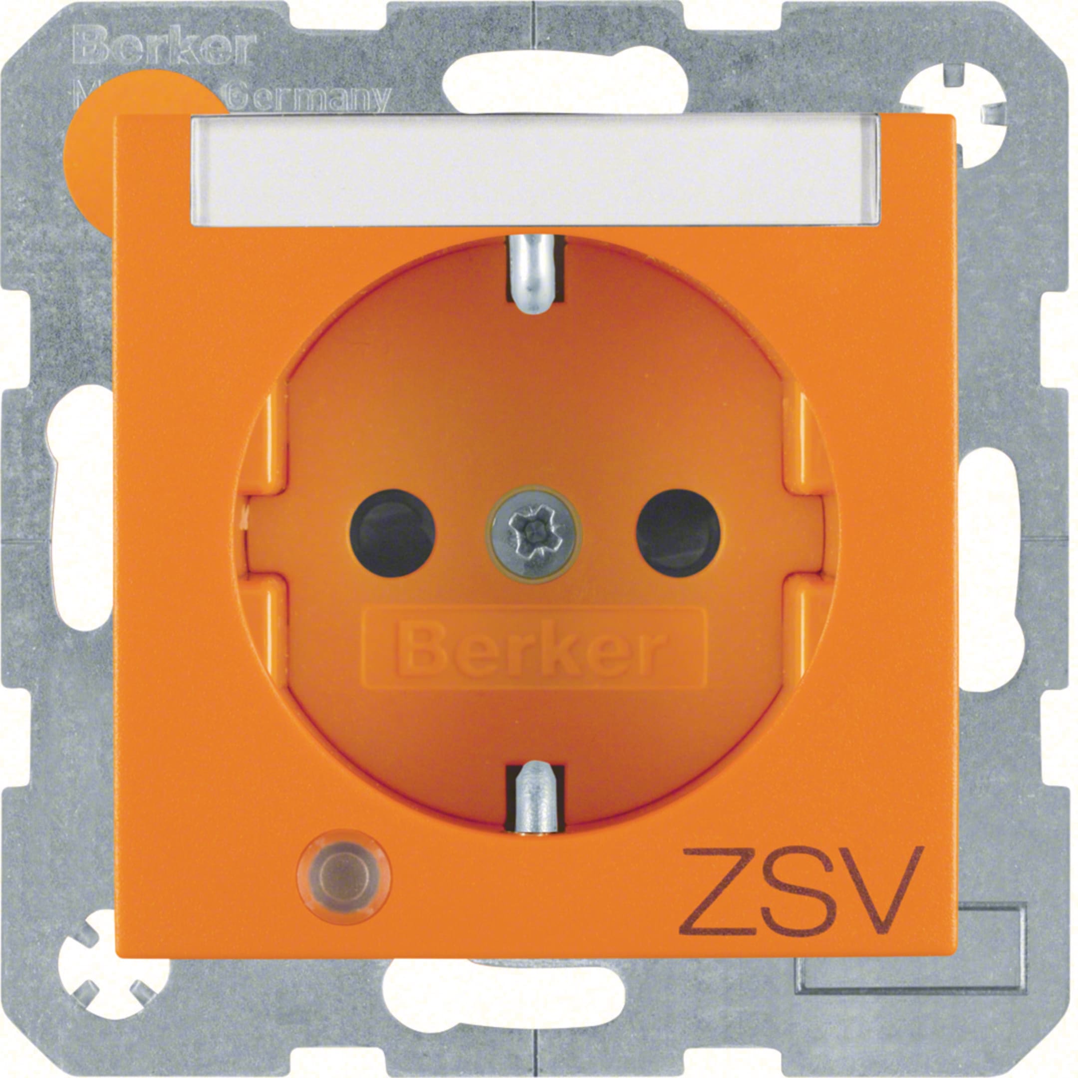 HAGER BOCCHIOTTI - P.SCHUKO + LED CTR.E "ZSV" S1/B3/B7 ARAN
