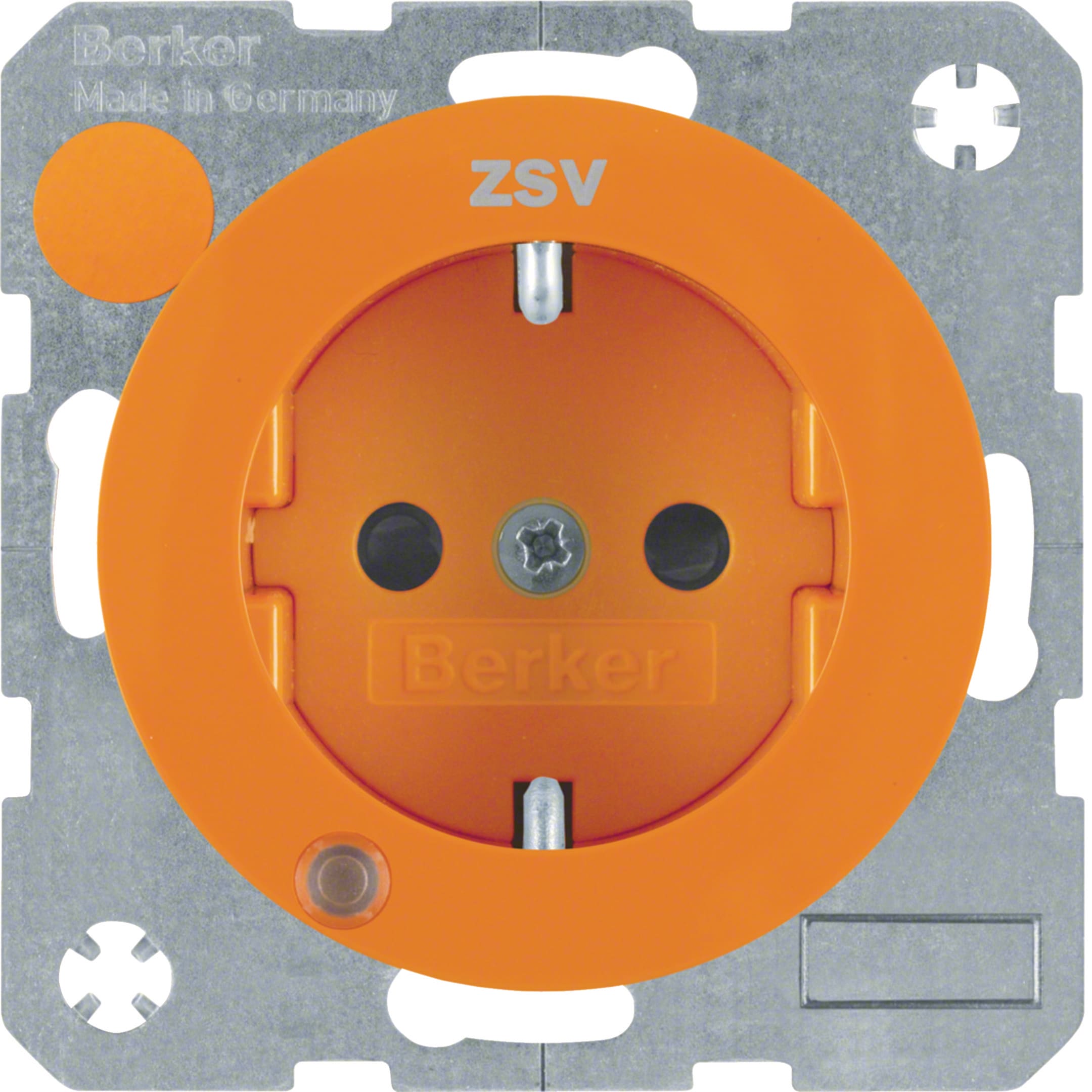 HAGER BOCCHIOTTI - P.SCHUKO + LED CTR. E "ZSV" R1/R3 ARANC.