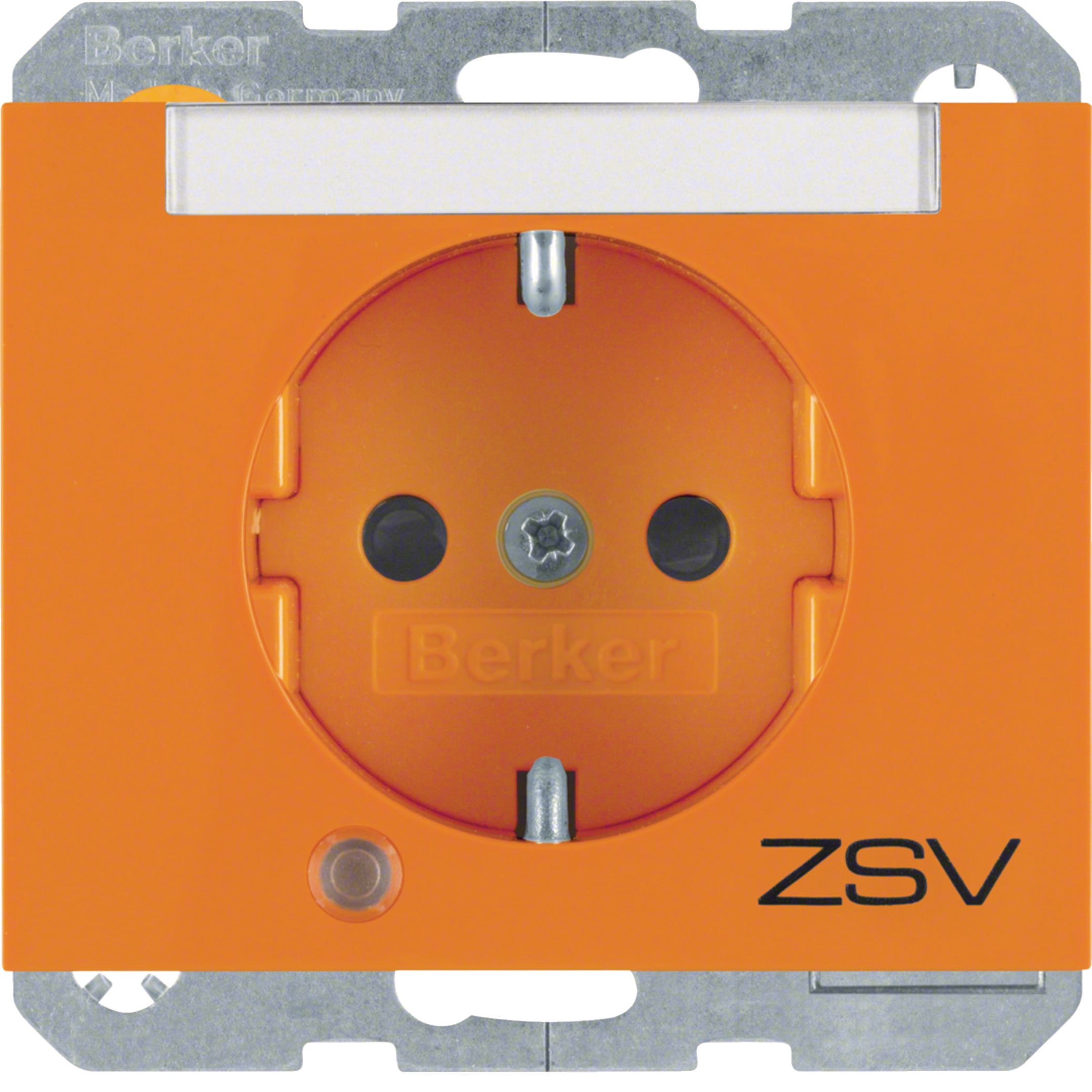 HAGER BOCCHIOTTI - P.SCHUKO + LED CTR. E "ZSV" K1 ARANC.