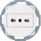 HAGER BOCCHIOTTI - Presa italiana con messa a terra 10 A/16 A Serie 1930/R.classic Bianco pol. Luc.
