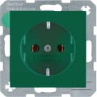HAGER BOCCHIOTTI - Presa SCHUKO Berker S.1/B.3/B.7 verde lucido