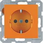 HAGER BOCCHIOTTI - Presa SCHUKO Berker S.1/B.3/B.7 arancione lucido