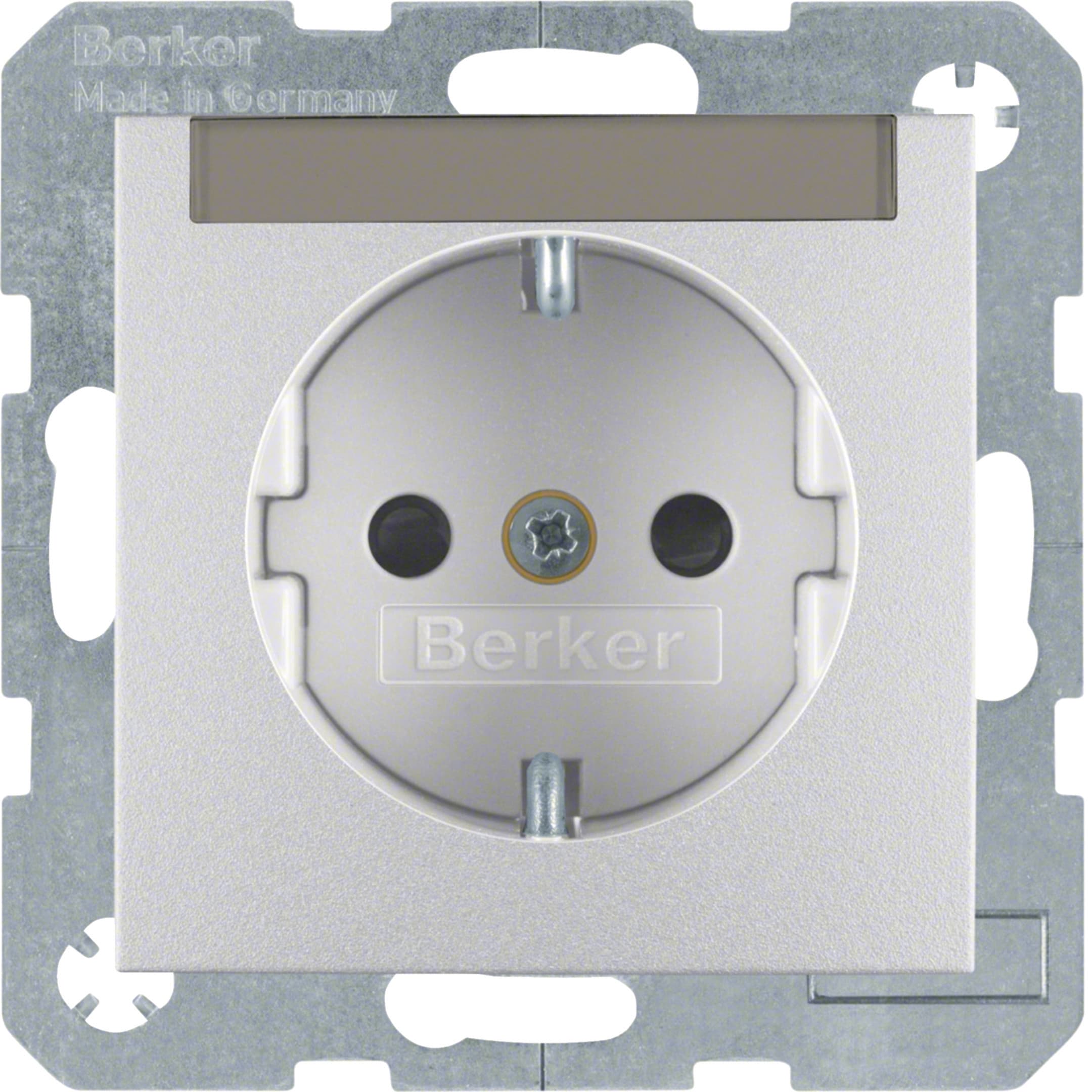 HAGER BOCCHIOTTI - Presa SCHUKO Serie B.7 alu opaco, verniciato