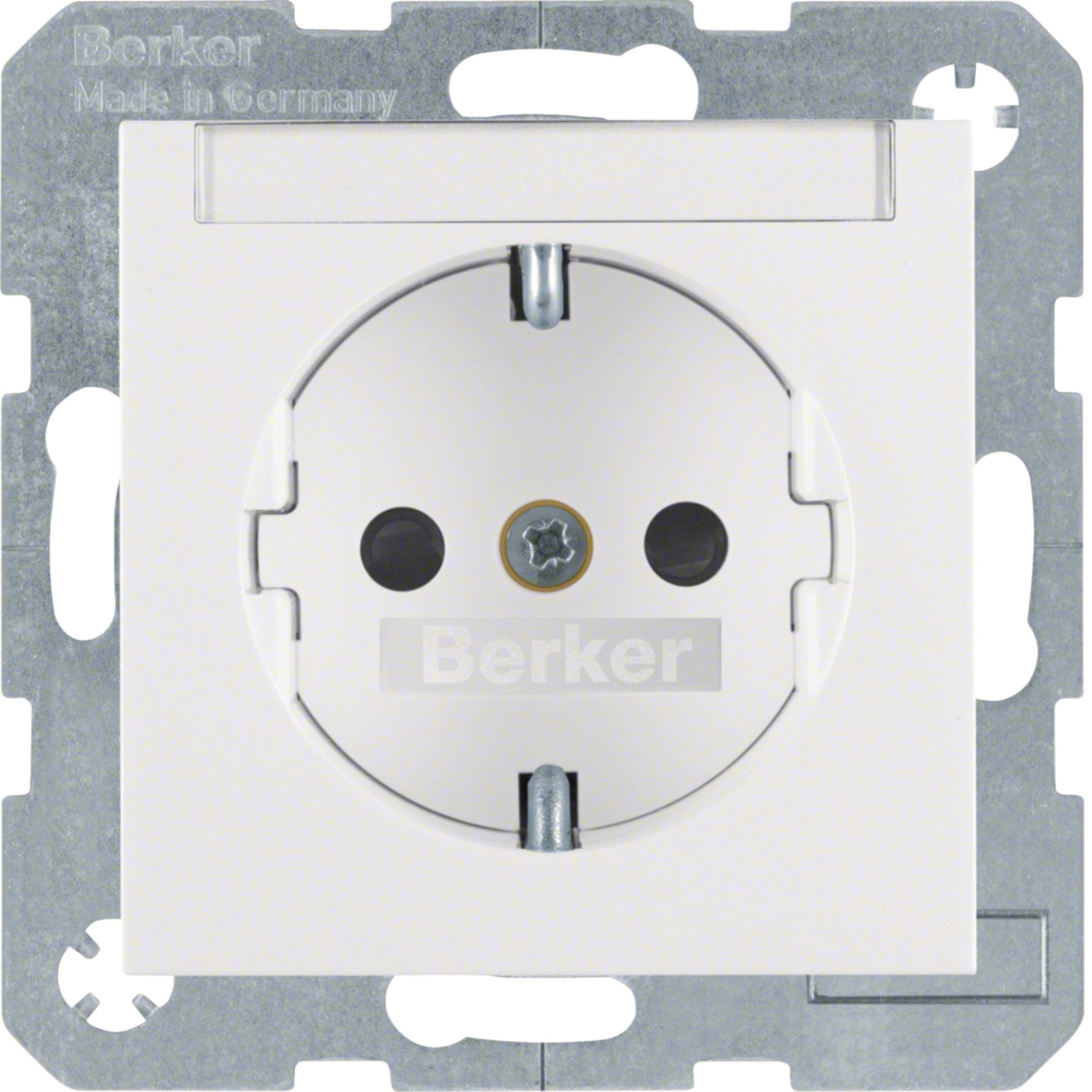 HAGER BOCCHIOTTI - Presa SCHUKO Serie S.1/B.3/B.7 bianco polare opaco