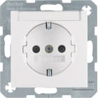 HAGER BOCCHIOTTI - Presa SCHUKO Serie S.1/B.3/B.7 bianco polare lucido