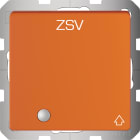 HAGER BOCCHIOTTI - Presa Schuko con coperchio, alta protezione contatti e LED, Q.x, arancio opaco