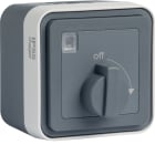 HAGER BOCCHIOTTI - Timer meccanico a parete 15 min con manopola di regolazione W.1 grigio