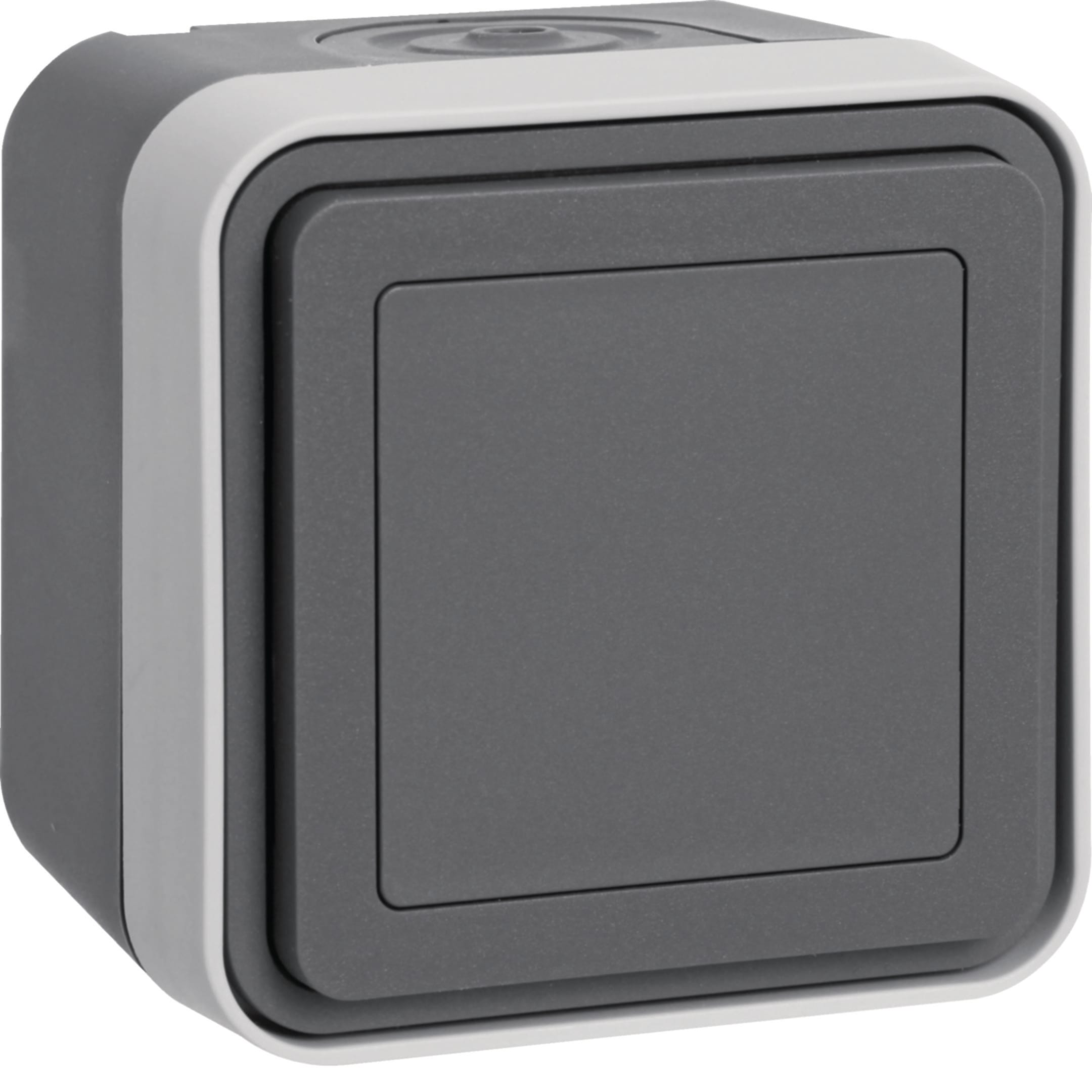 HAGER BOCCHIOTTI - Inserto cieco a parete Berker W.1 grigio/grigio chiaro opaco