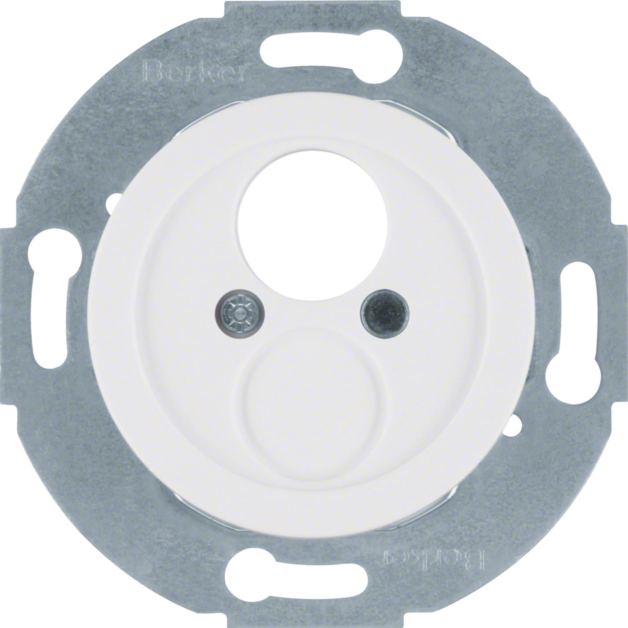 HAGER BOCCHIOTTI - Inserto con pezzo centrale x miniconnettore Serie 1930/Glas bianco polare lucido