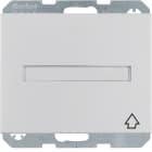 HAGER BOCCHIOTTI - presa SCHUKO con coperchio a cerniera Serie K.5 alu, alluminio anodizzato