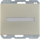 HAGER BOCCHIOTTI - presa SCHUKO con coperchio a cerniera Serie K.5 acciaio inox, metallo opaco