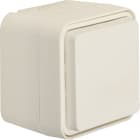 HAGER BOCCHIOTTI - Presa SCHUKO con coperchio a cerniera a parete Serie W.1 bianco polare opaco