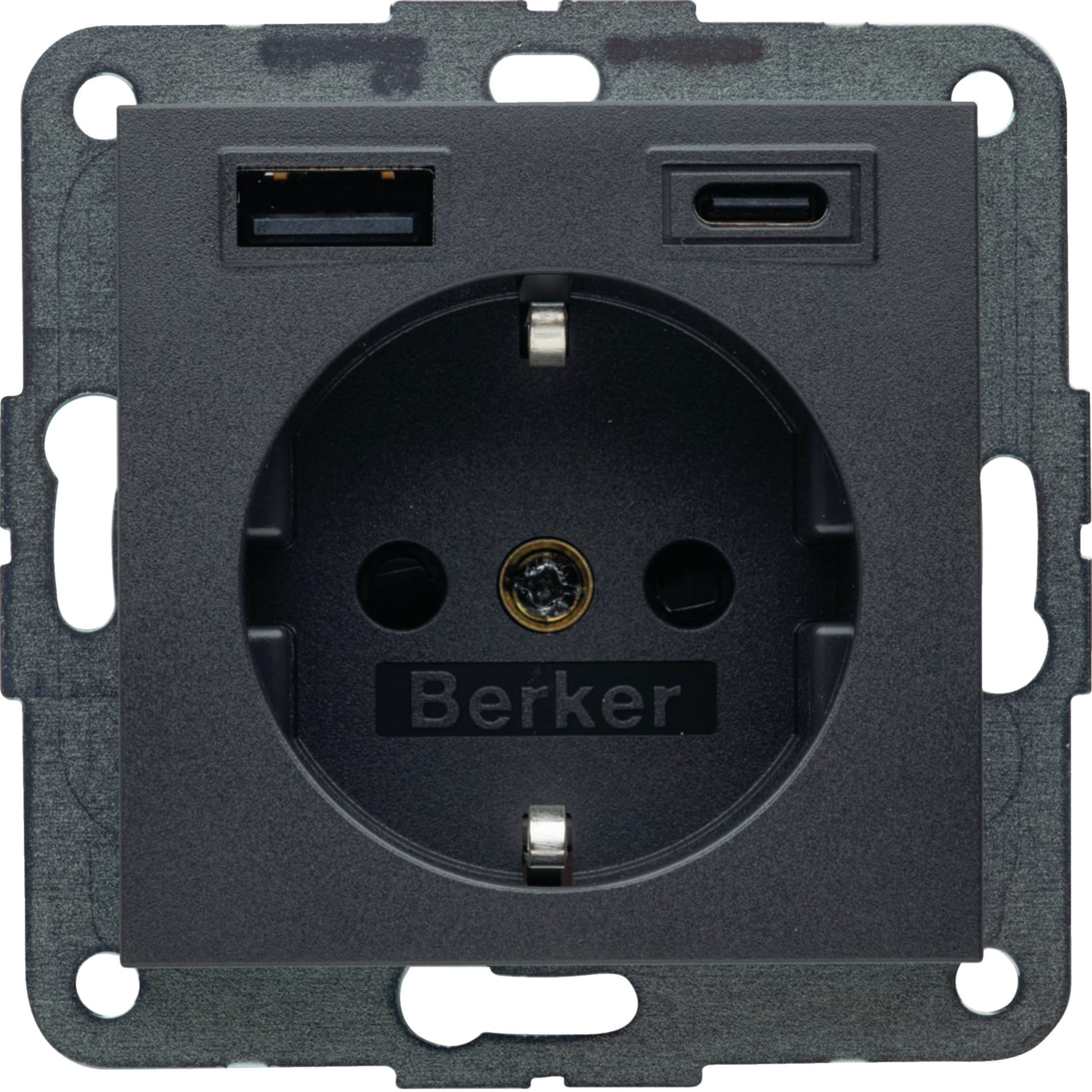 HAGER BOCCHIOTTI - PRESA SCHUKO/USB AC 20W PD B.3 ANTR.OP.