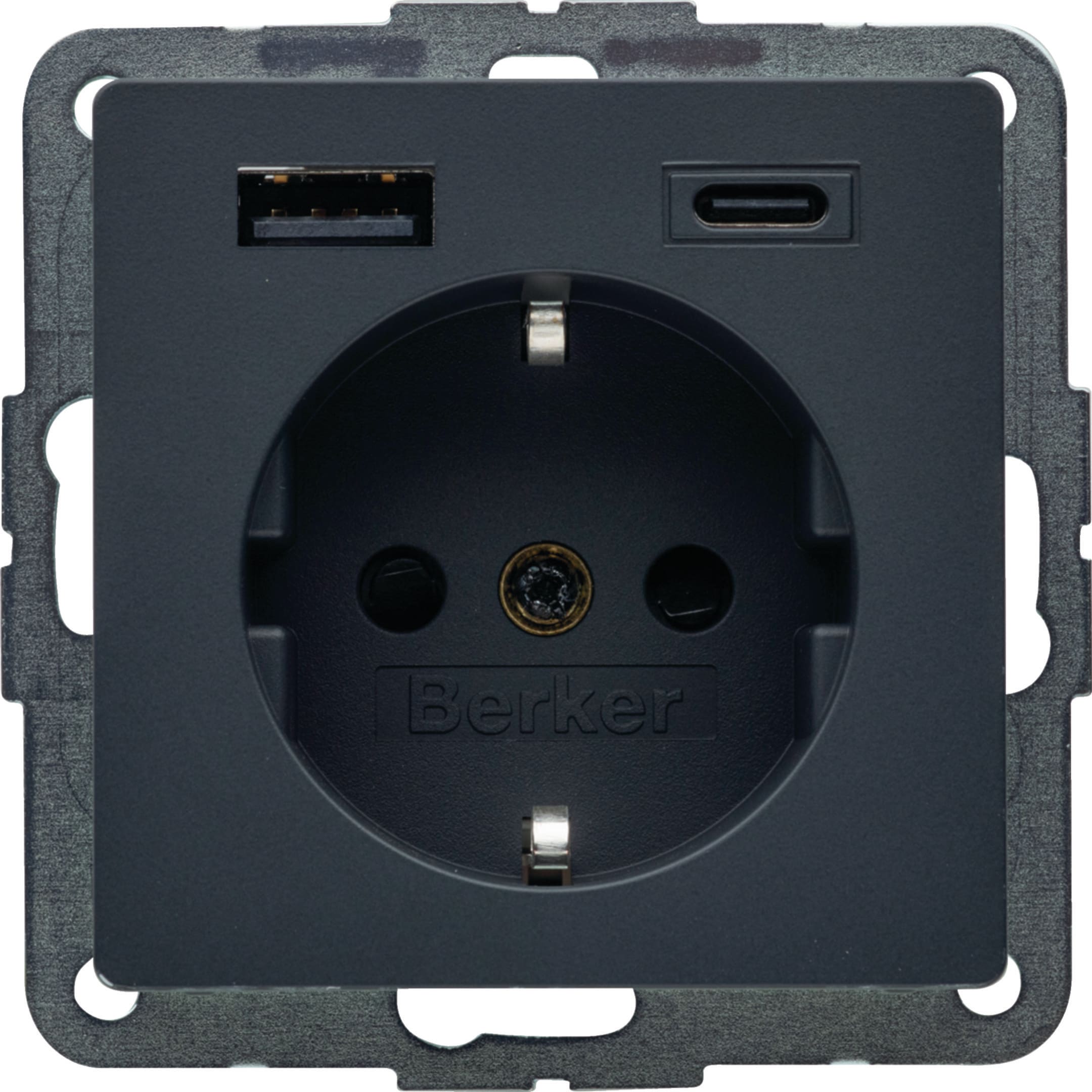 HAGER BOCCHIOTTI - PRESA SCHUKO/USB AC 20W PD Q.X BIA.POL.