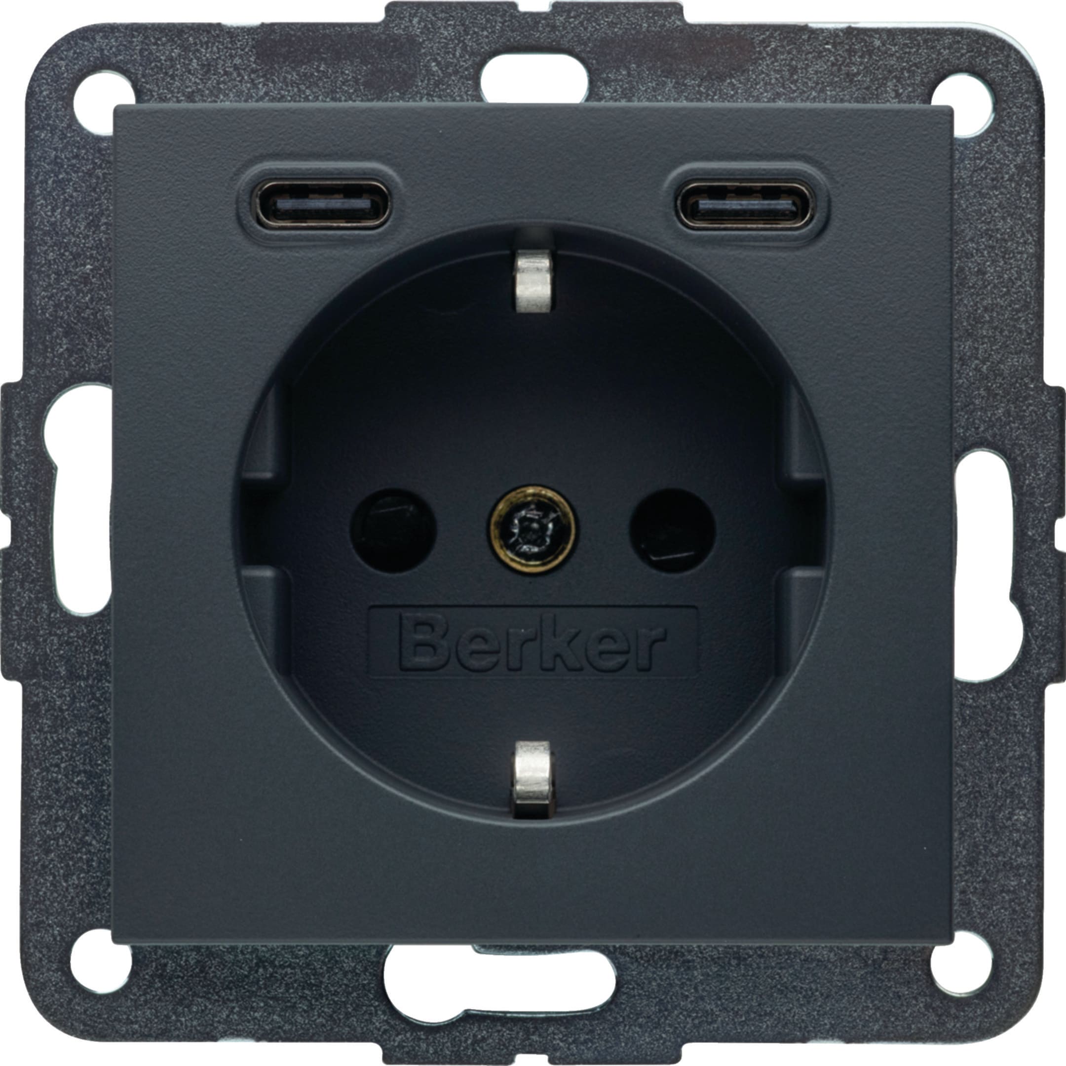 HAGER BOCCHIOTTI - PRESA SCHUKO/USB CC 20W PD B.3 ANTR.OP