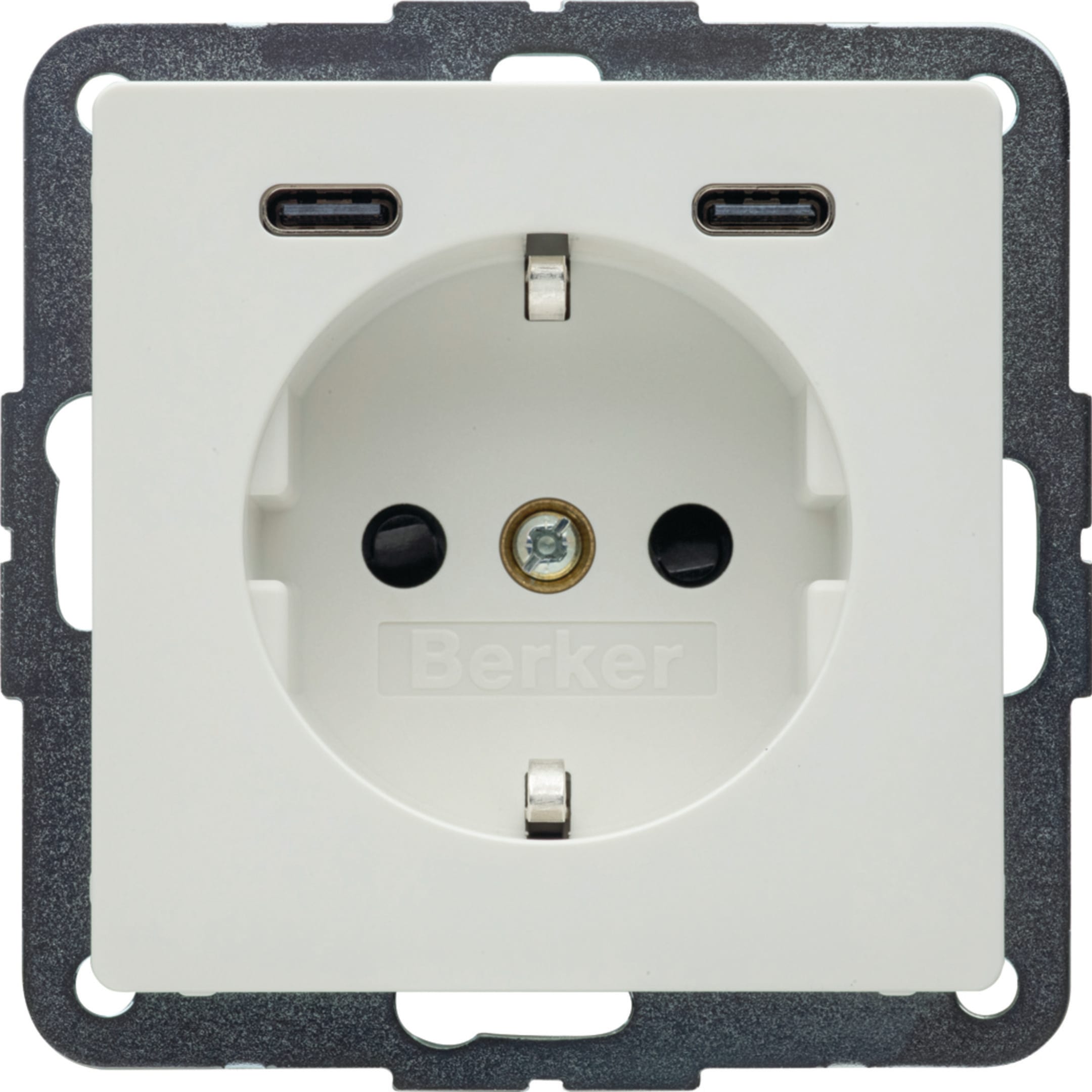 HAGER BOCCHIOTTI - PRESA SCHUKO/USB CC 20W PD Q.X BIA. POL.
