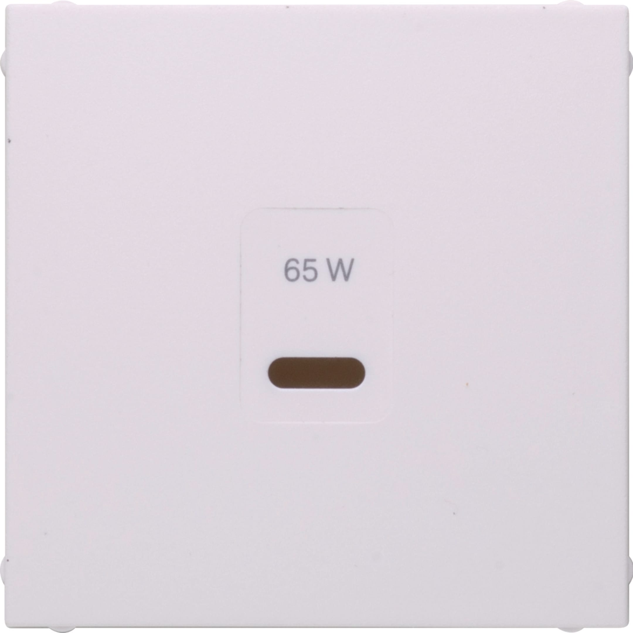 HAGER BOCCHIOTTI - PEZZO CENTRALE PER USB S.1, BIANCO POL.