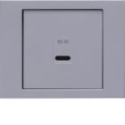 HAGER BOCCHIOTTI - PEZZO CENTRALE PER USB K.X, ALLU