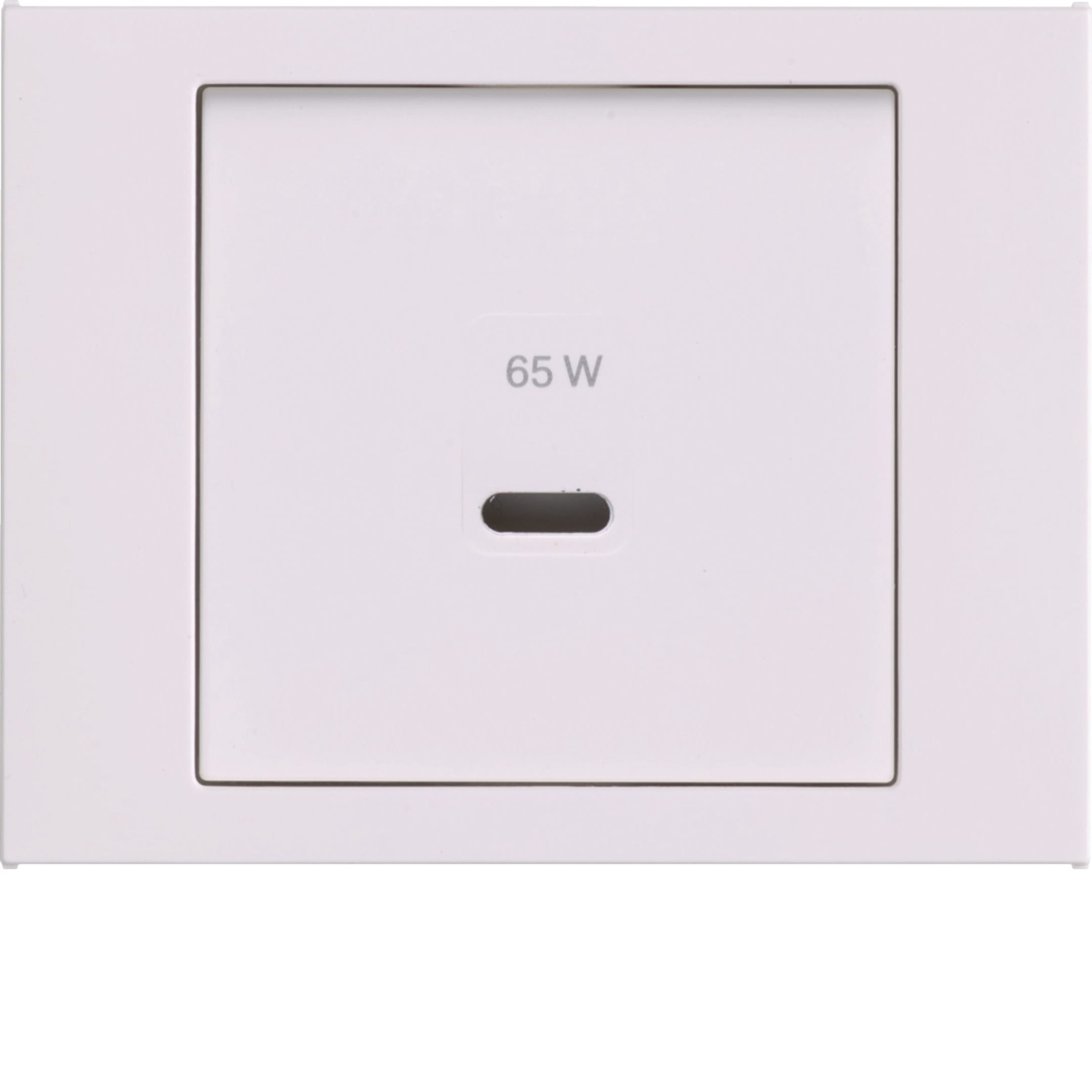 HAGER BOCCHIOTTI - PEZZO CENTRALE PER USB K.X, BIANCO POL.