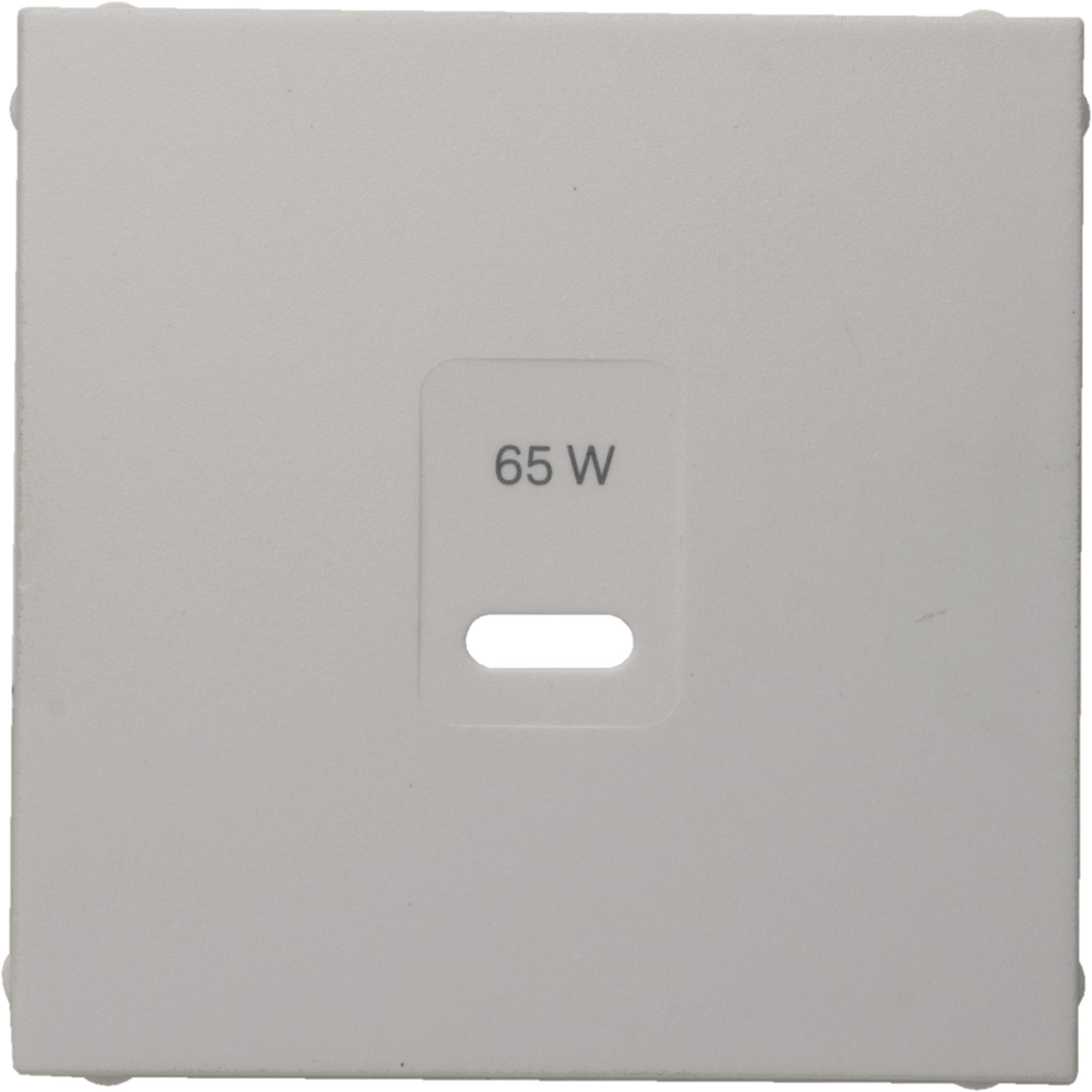HAGER BOCCHIOTTI - PEZZO CENTRALE PER USB S.1, BIANCO POL.