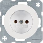 HAGER BOCCHIOTTI - Presa senza messa a terra Berker R.1/R.3 bianco polare lucido