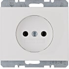 HAGER BOCCHIOTTI - Presa senza messa a terra Berker K.1 bianco polare
