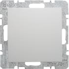 HAGER BOCCHIOTTI - Inserto cieco + pezzo c.le, attacco e graffe Serie S.1/B.3/B.7 bianco pol. opac