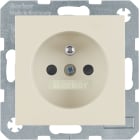 HAGER BOCCHIOTTI - Presa con spinotto di messa a terra Berker S.1 bianco lucido