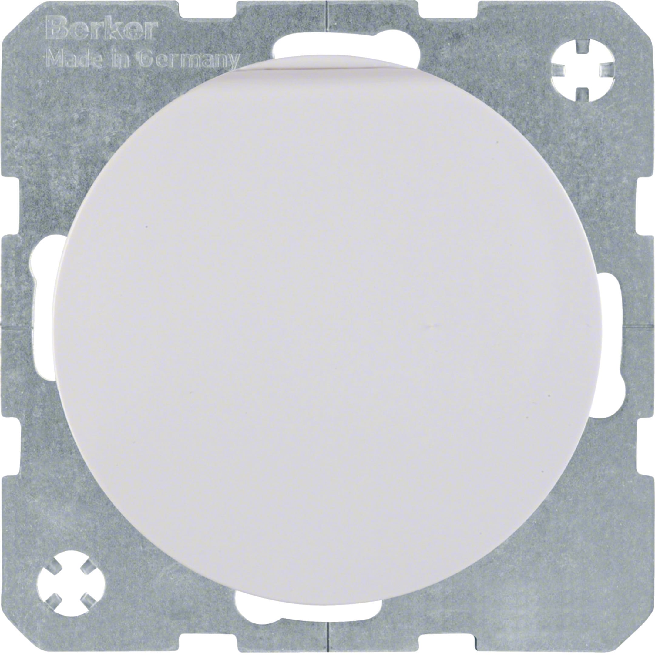 HAGER BOCCHIOTTI - Presa con spinotto di terra e coperchio Serie R.1/R.3 bianco pol. luc.