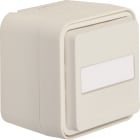 HAGER BOCCHIOTTI - Presa con spinotto di terra e coperchio a parete Serie W.1 bianco pol. opac