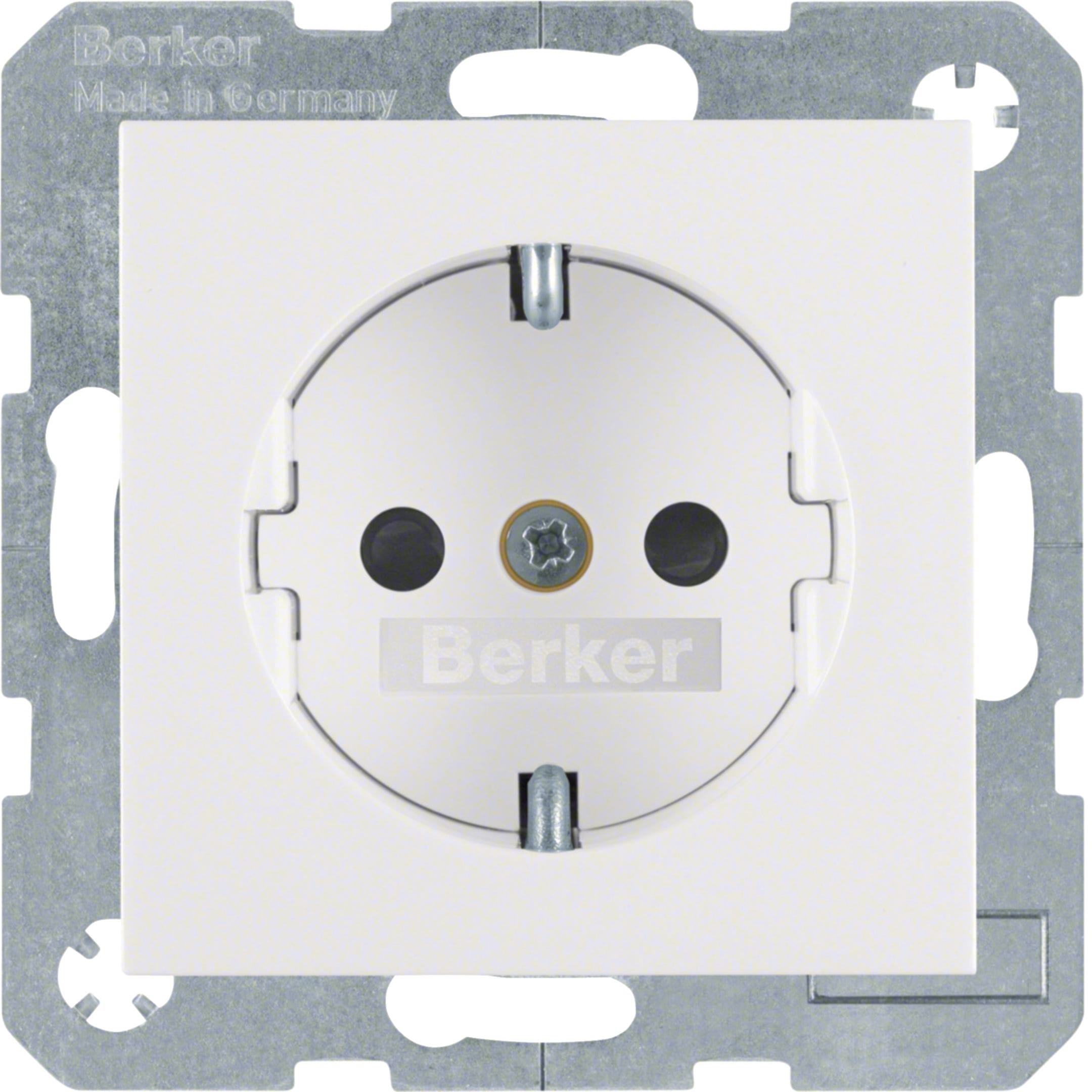HAGER BOCCHIOTTI - Presa SCHUKO Serie S.1/B.3/B.7 bianco polare opaco