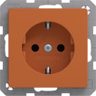 HAGER BOCCHIOTTI - Presa SCHUKO Berker Q.1/Q.3 arancione velluto