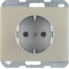 HAGER BOCCHIOTTI - Presa SCHUKO Berker K.5 acciaio inox, metallo opaco