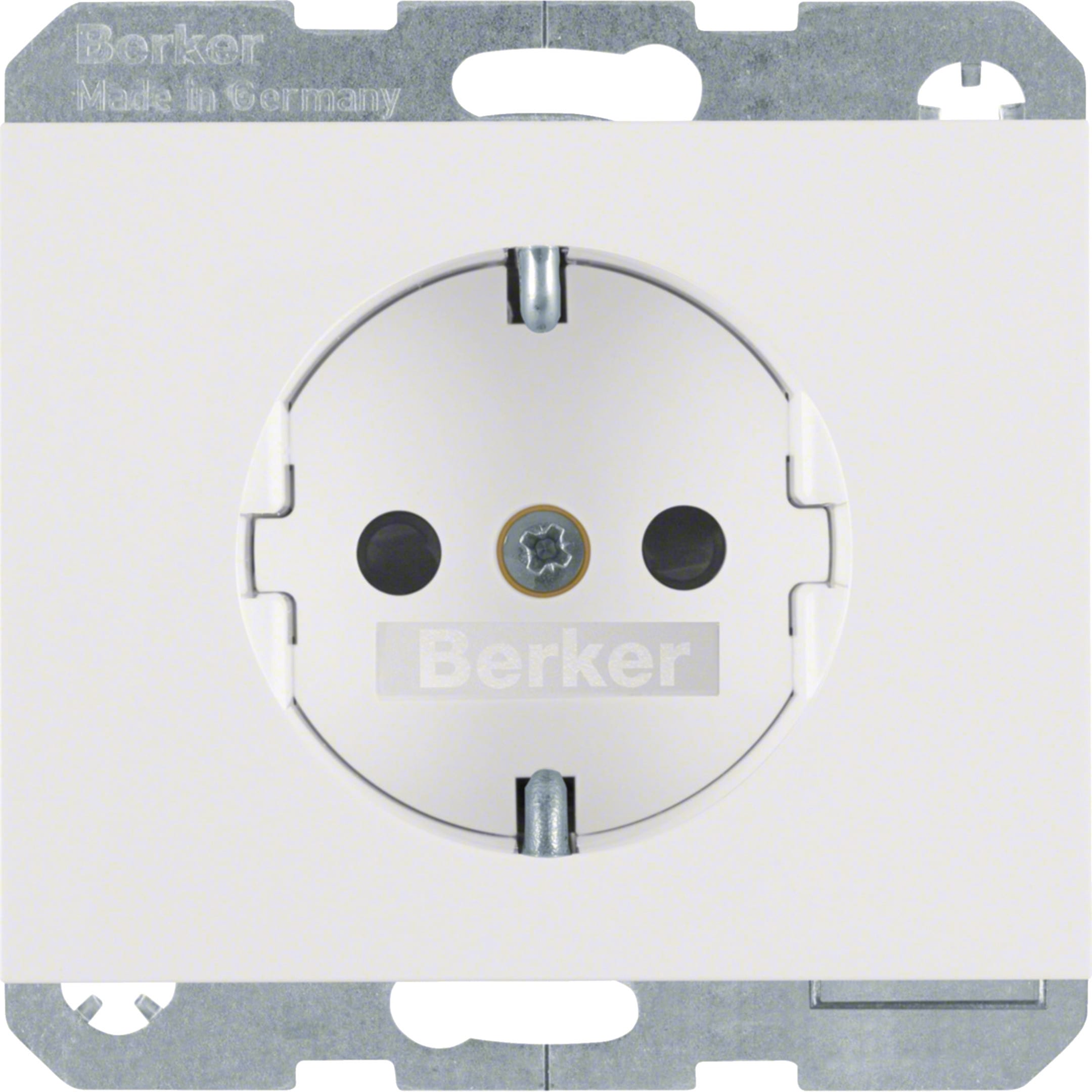 HAGER BOCCHIOTTI - Presa SCHUKO Berker K.1 bianco polare lucido