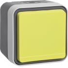 HAGER BOCCHIOTTI - Presa SCHUKO con coperchio ed alta protez. da contatti giallo a parete W.1
