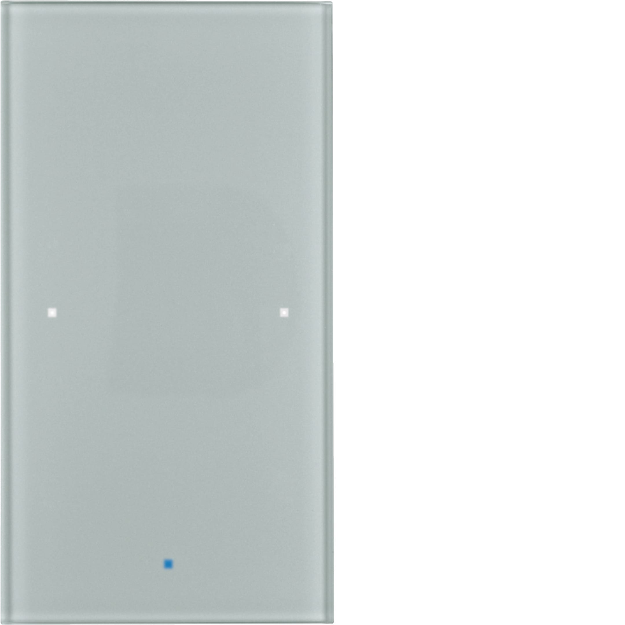 HAGER BOCCHIOTTI - Sensore touch singolo comfort?con accoppiator bus KNX?Berker TS Sensor vetro alu