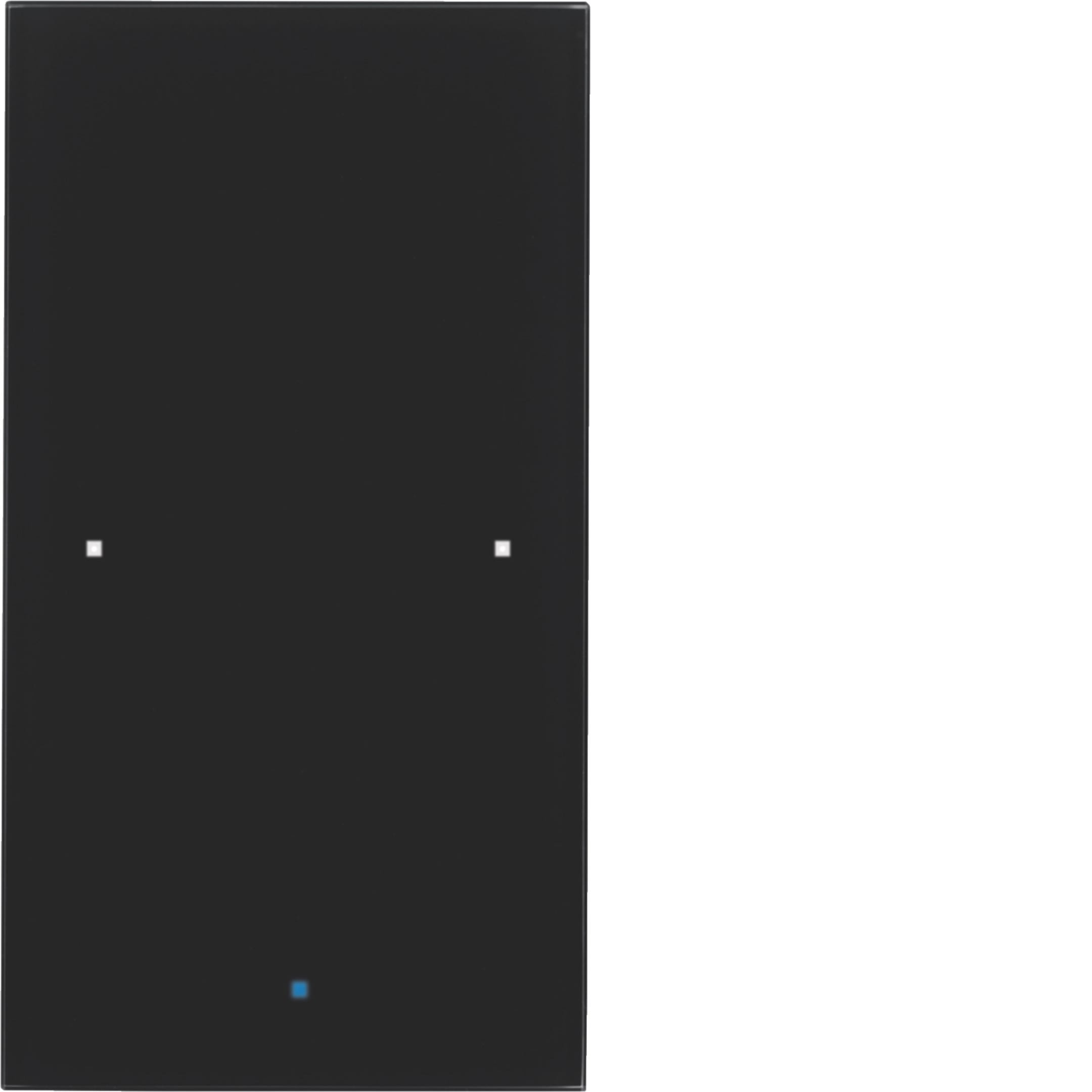 HAGER BOCCHIOTTI - Sensore touch singol comfort?con accoppiator bus KNX?Berker TS Sensor vetro nero