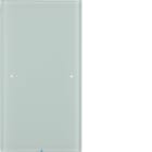 HAGER BOCCHIOTTI - Sensore touch singolo comfort KNX - Serie R.3 vetro bianco polare
