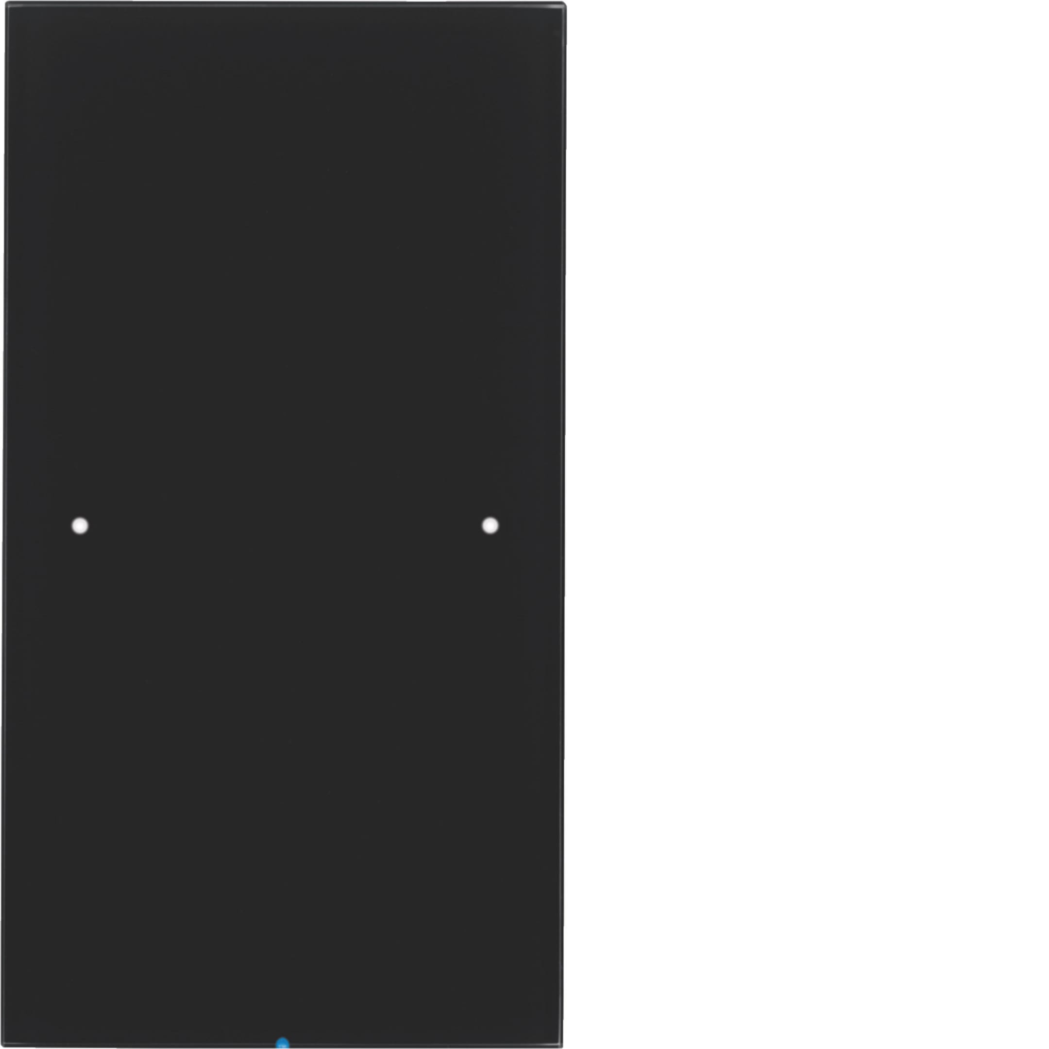 HAGER BOCCHIOTTI - Sensore touch singolo comfort KNX - Serie R.3 vetro nero
